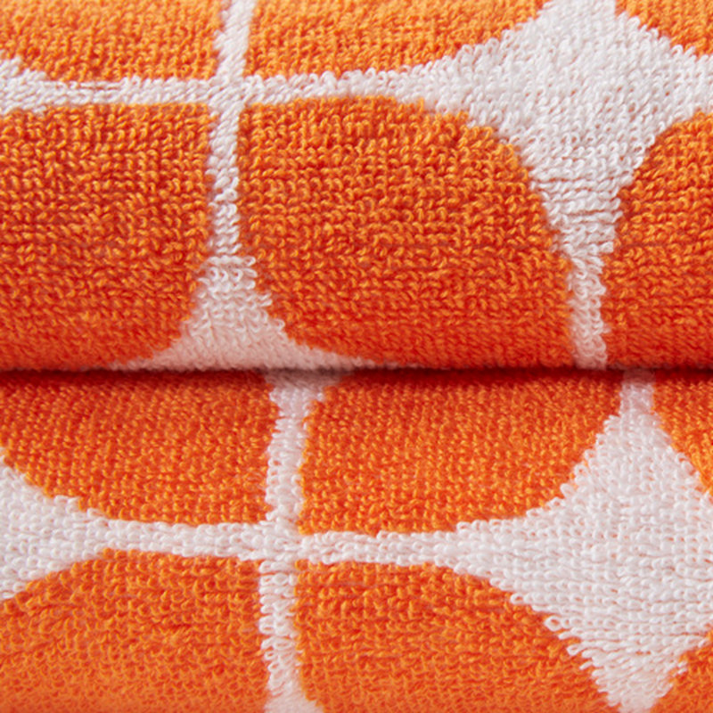 Cotton Bathroom Towels , Jacquard Highly Absorbent Bath Towel Set , 6-Piece Include 2 Bath Towels & 4 Hand Towels