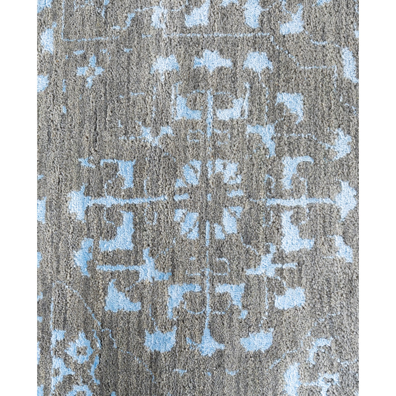 Overdyed One-of-a-Kind 9' 4" X 12' 3" Hand Knotted Area Rug