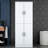 Modern Washing Machine Cabinet, White, 27.6 x 71.5 x 28.5 inches | 100% Melamine Coated E1 Quality Chipboard, Multiple Shelves, Wall-Mountable Design | Perfect for Laundry Rooms, Stylish and Functional Storage Solution