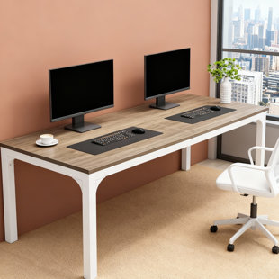 2-Person Desk (78.7") – Extra Long Collaborative Workstation with Heavy-Duty Steel Legs, Home Office