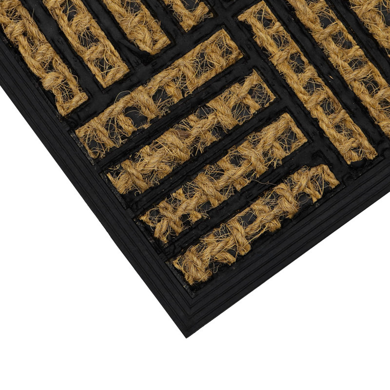 Non-Slip Striped Outdoor Doormat