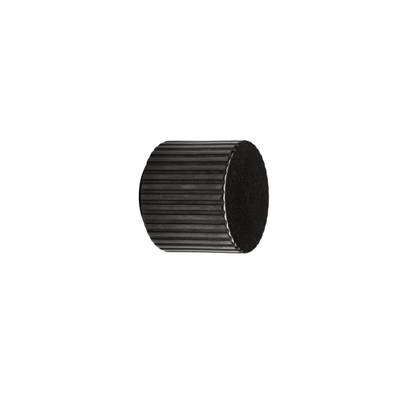 Flute Bronze Cylindrical Knob, Silicon Bronze Dark Lustre