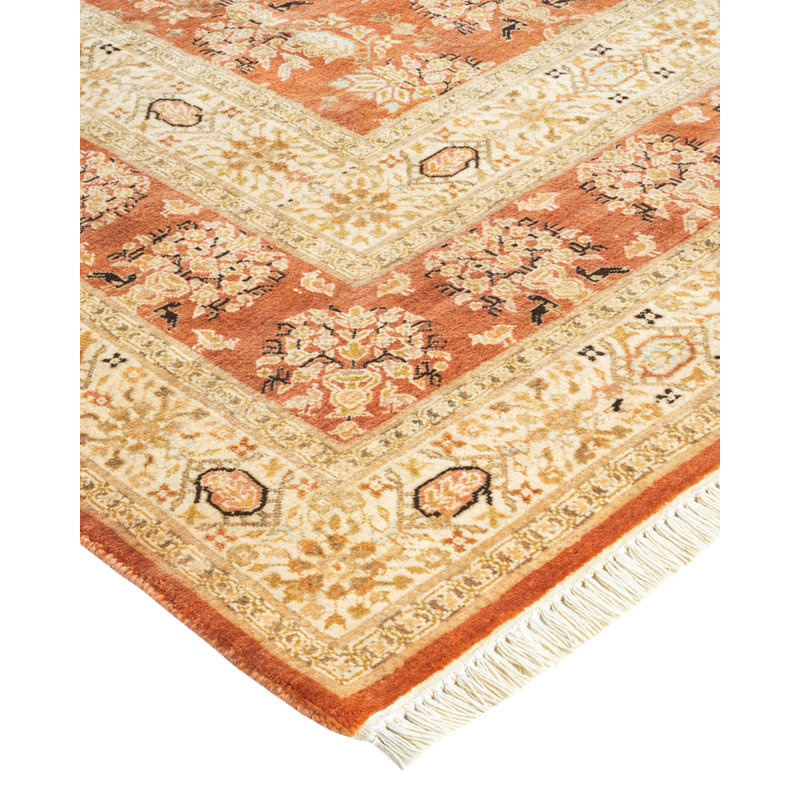 Classic One-of-a-Kind 6'1" X 9'6" Hand Knotted Area Rug