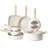 19 Piece Pots and Pans Set Granite Nonstick Kitchen Cookware Induction-116166208