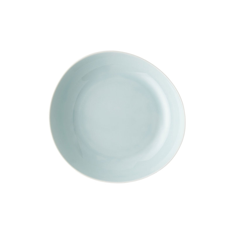 Junto Handmade Porcelain Soup Bowl, Opal Green