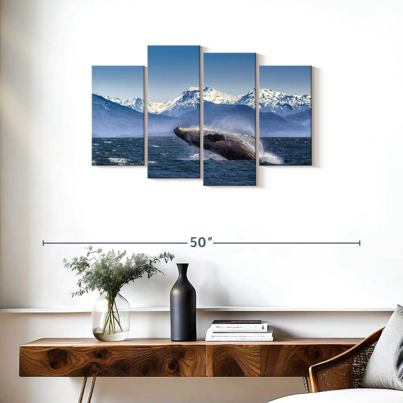 Brampt Humpback Whale Backflip, 22"H x 36"W