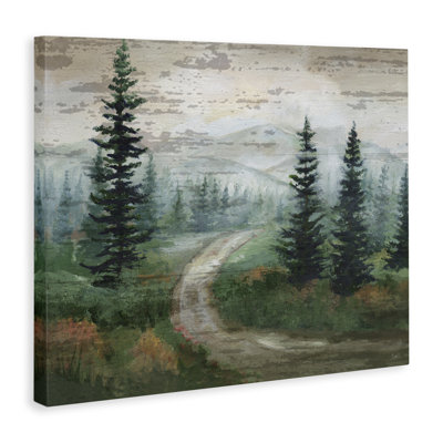 «Path Through Wilderness», art mural sur toile par Nan