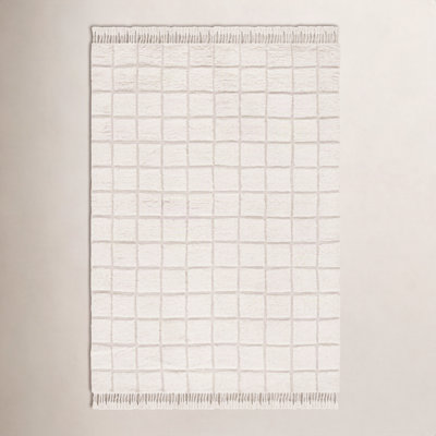 Hand-Woven Geometric Rug