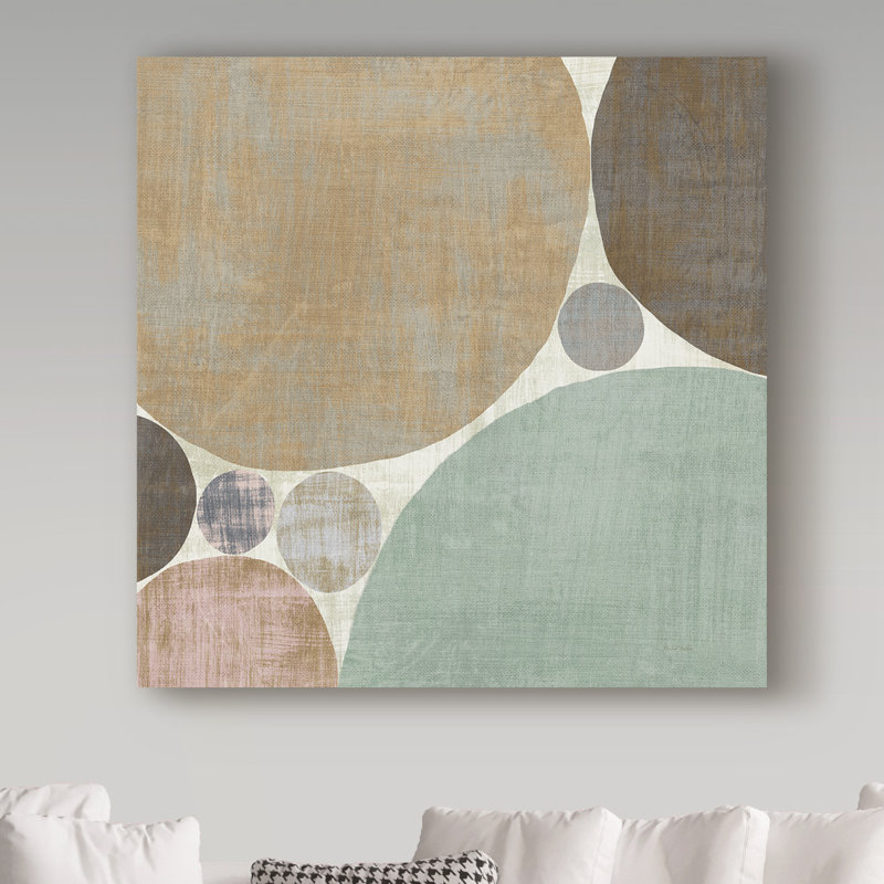 «Circulation I v2 Hygge», reproduction d'impression sur toile tendue, H 24 po x l 24 po