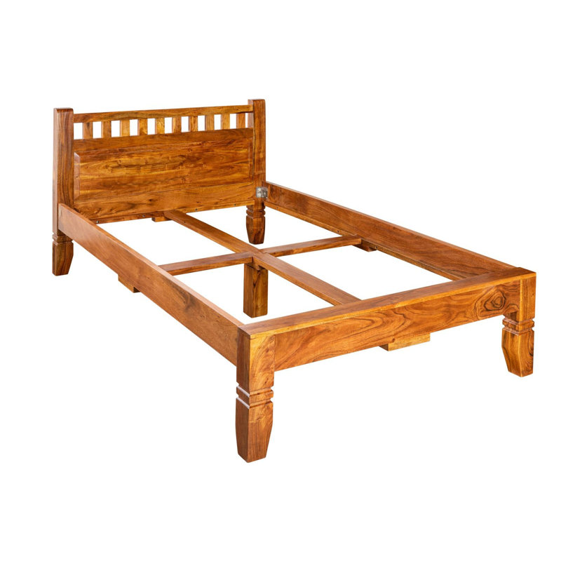 Oxford Solid Wood Bed, 127cm W x 217cm L
