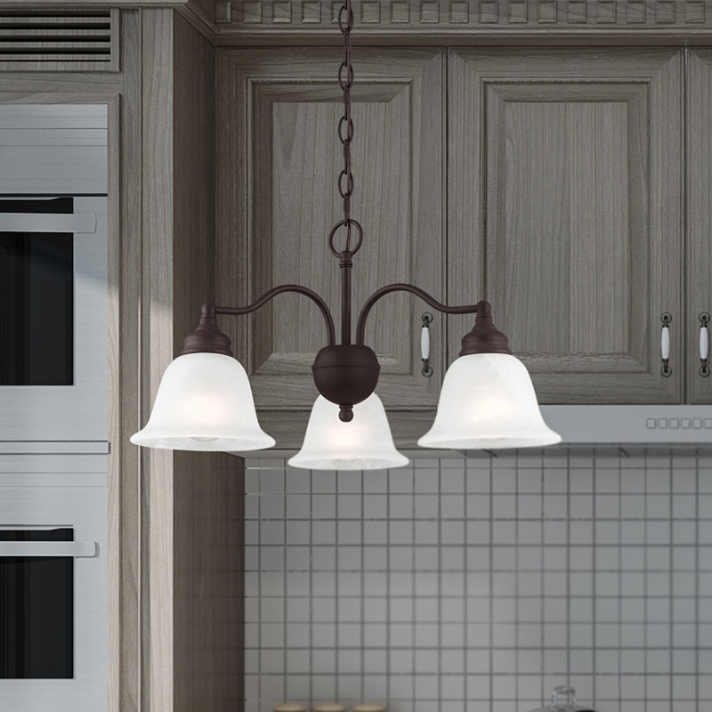 Becky 3 - Light Classic / Traditional Chandelier, Bronze