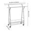 Adjustable Rolling Clothing Rack