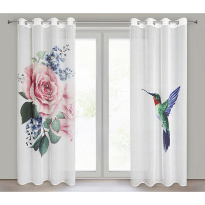 Cattina Semi Sheer Curtain Pair