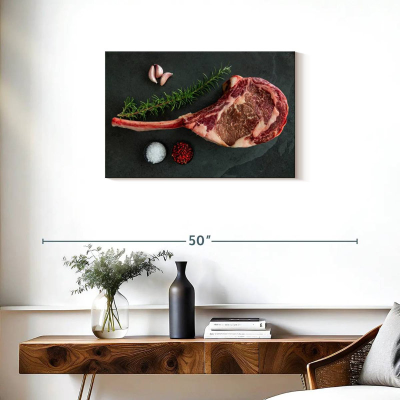 Yarlin Raw Tomahawk Steak, 20" H x 30" W