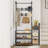 Tredan Freestanding 8 - Hook Coat Rack with Storage