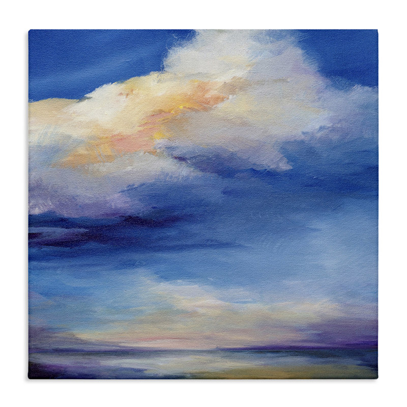 «Pastel Clouds in Vivid Sky Canvas», conception par Karen Hale, H 24 po x l 24 po