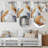 Abstract Canvas Wall Art, Modern Decorative Print - Abstract Harmony Composition-444098728
