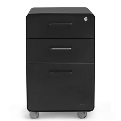  Stow 3-Drawer File Cabinet, With Caster