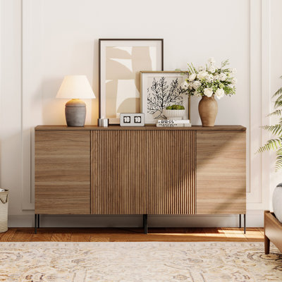 Ensemble de commode pour enfant en bois rosé 31,5 "avec portes, commodes en bois pour enfants avec rangement Union