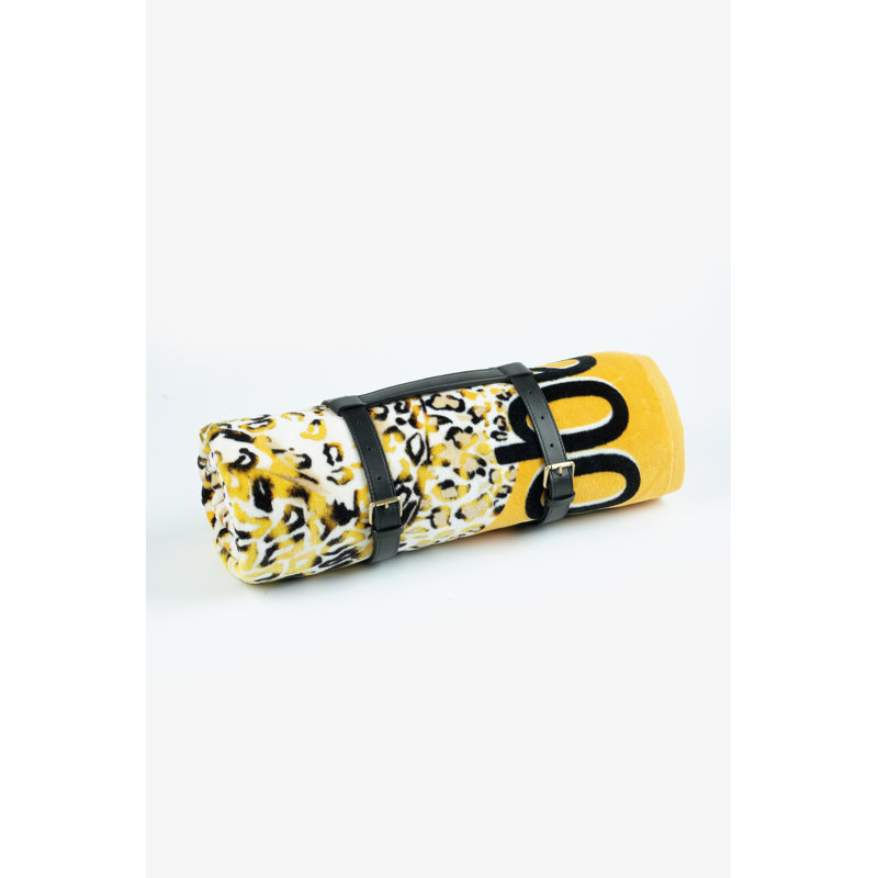 Leo Camouflage Beach towel, YELLOW