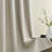 Leming Linen Like Polyester Blackout Room Darkening Grommet Curtain Pair-404080740-462760886
