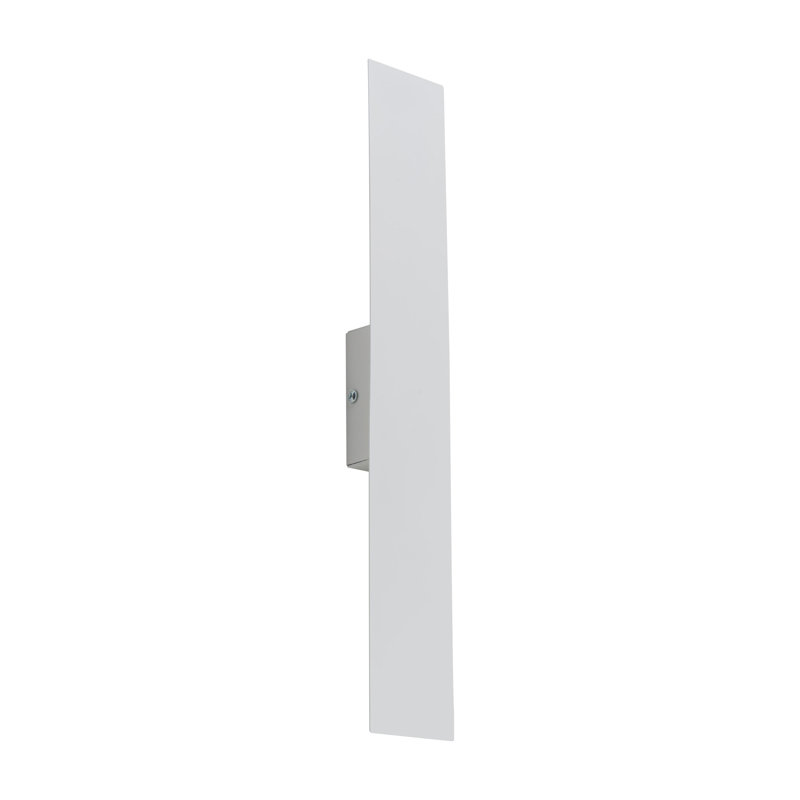 Rhys 2-Light Dimmable White Corner Wall Light