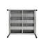 Fauteuil club avec cadre en aluminium, à oreilles en corde tressée argent et gris, 29 po Profondeur, largeur de 27,5 po, hauteur de 24,08 po, pivotement de 20,62 lb