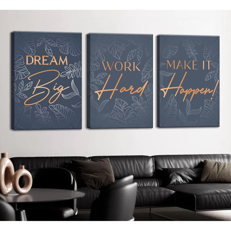 3 Piece Wrapped Canvas Print