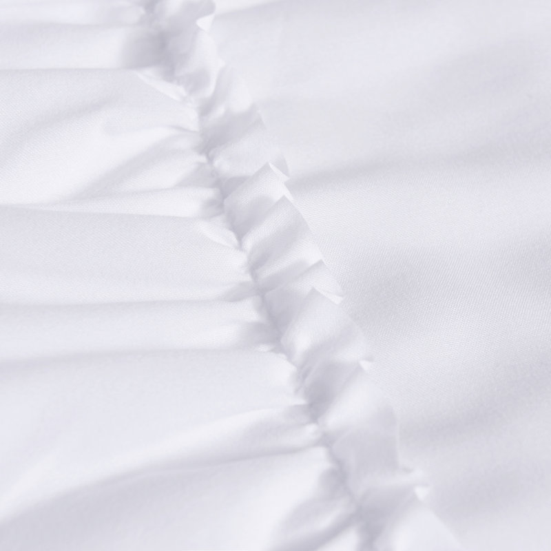 Set Of 2  Ruffle Pillow Shams, Handcrafted Ruffle Farmhourse Pillowcases,  Wrinkle And Shrinkage Resistant Boho Pillow Covers For Bedroom