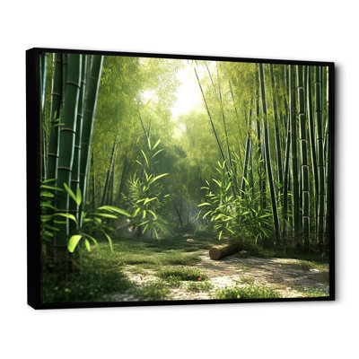 «Dynamic Light Bamboo Grove I», reproduction sur toile_106667