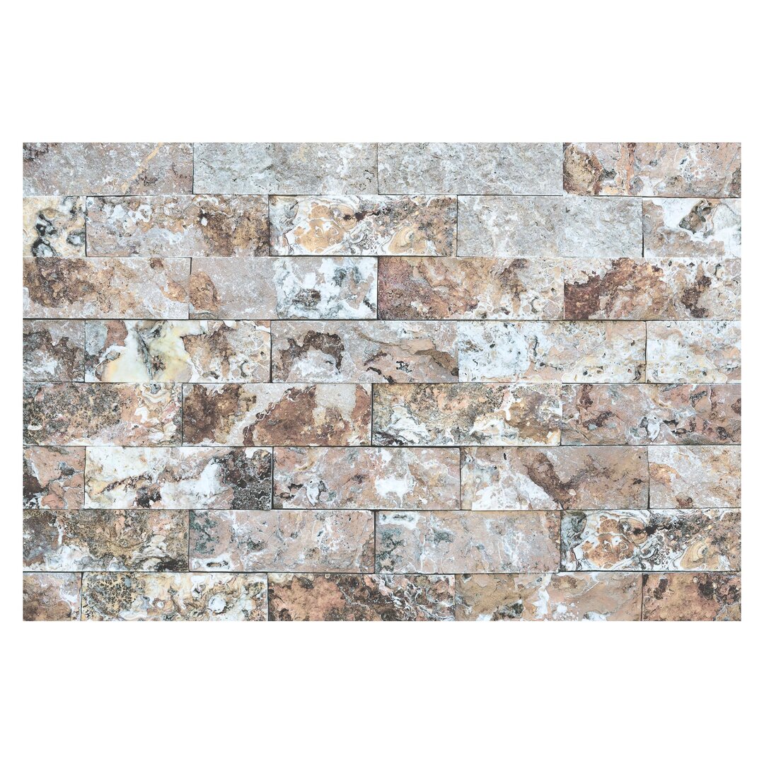 Strukturierte Fototapete Natural Marble Stone Wall 2,25 m x 336 cm