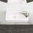 14.95x7.34 Inch Bathroom Sink Ceramic - Wall Mount, White, Stain , Rectangular, Faucet Hole Presented Mount Inch, Available