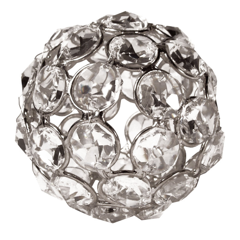 Ornement boule à billes en cristal sparkle