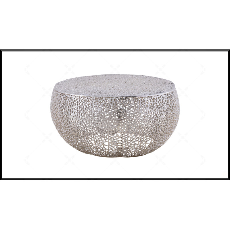 Table basse ronde, Argent argent