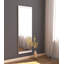 Miroir mural moderne 40 po x 47,2 po x 0,9 po | 100% panneau de fibres à densité moyenne avec verre écologique Fllot-E | Finition blanche élégante | Parfait pour la décoration intérieure contemporaine, les vestibules et les salles de bain, conception peu encombrante-1449290709