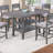 Contemporary 7pc Counter Height Dining Set
