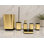 Ensemble d'accessoires de salle de bain 7 pièces Neche