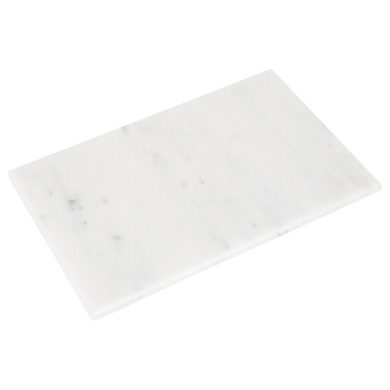 Rectangle Marble Chopping Board - 40cm x 30cm - Black, White