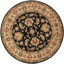 Tapis noir / beige en laine touffeté à la main Cranmore-19260538