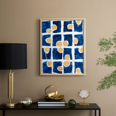 Abstract Abstract I, reproduction encadrée - bois massif