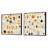 Mcm Minimalist Charm - Abstract Shapes Square Collage Set Of 2-101846047-101846046