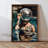 Elegant Decorative Framed MDF Painting, 13.8 x 18.5 x 0.1 inches | 100% MDF with 3 mm Thickness, 100% Pine Wood Frame | UV Printed Artwork for Stylish Home Decor, Perfect for Living Room or Office