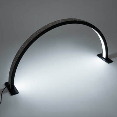 Igors Metal Desk Half Moon Lamp for Lash Extensions/ Beauty/ Skincare/ Eyebrows/ Tattoo Nail Tech Spotlight