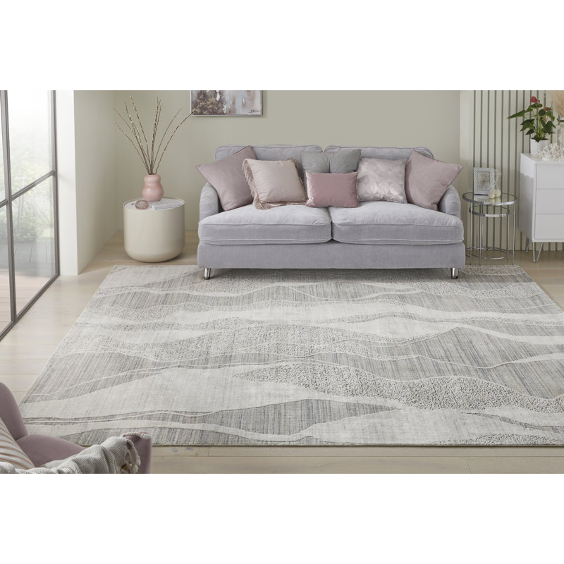 Dune Abstract Viscose Area Rug, Rectangle 244 x 305cm