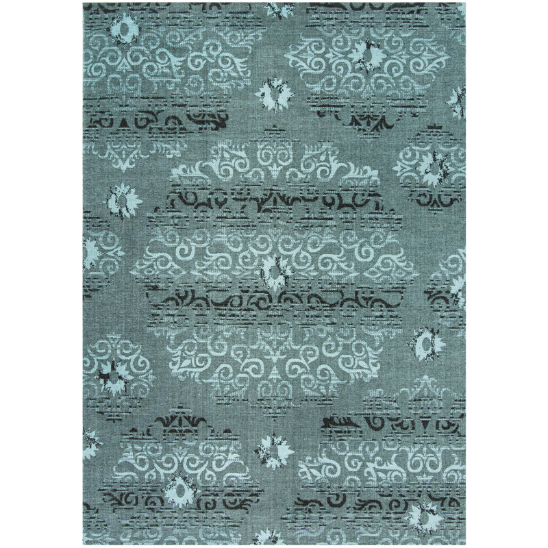 Tapis géométrique Alissha Performance, Rectangle 8 pi x 11 pi