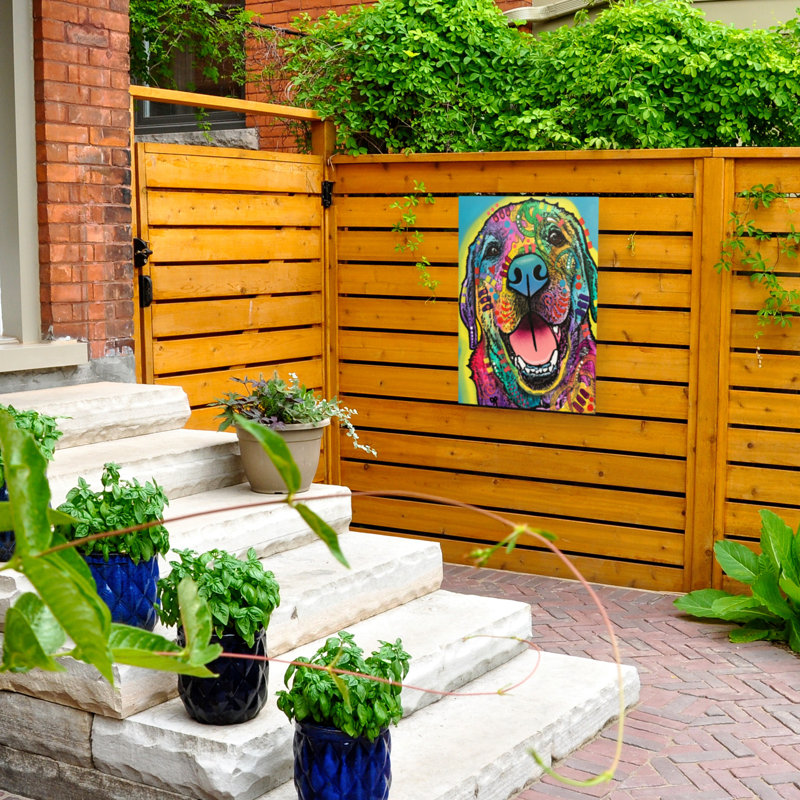 Décoration murale d'extérieur Rocky, L 30 po x H 47 po