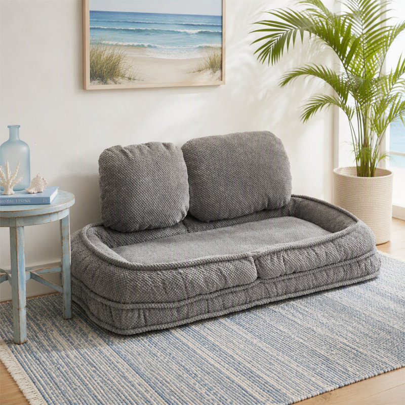 Lit polyvalent pour homme et chien, canapé paresseux avec 5 positions réglables pour s'asseoir, dormir et se plier, idéal pour la chambre à coucher et le salon avec un design peu encombrant