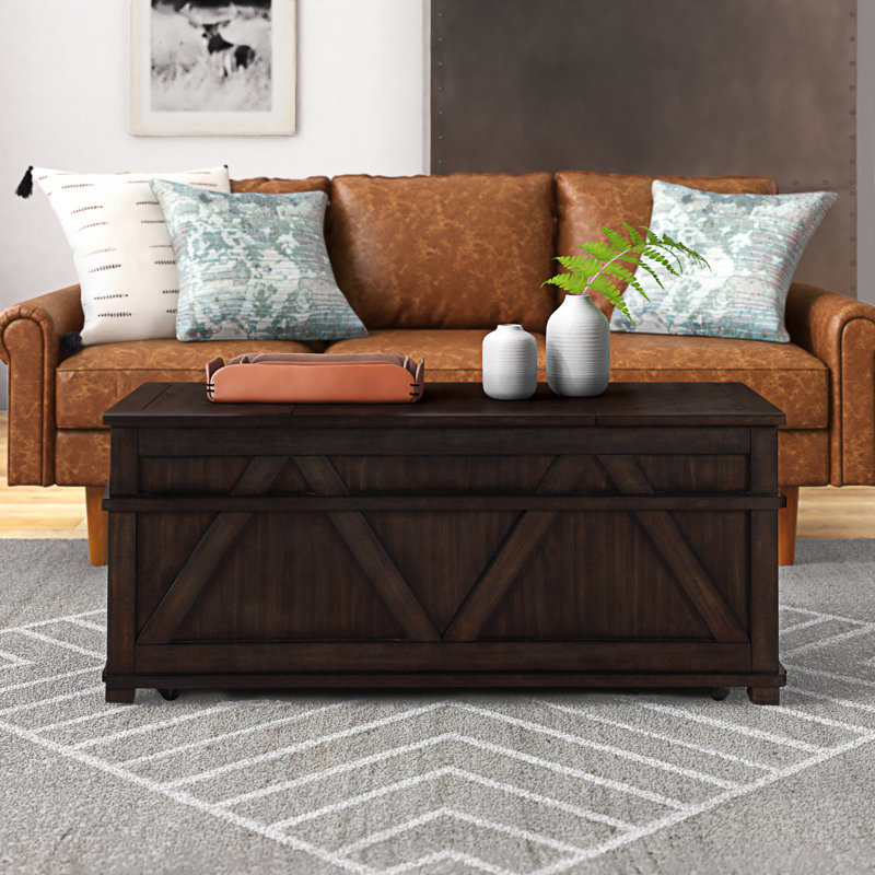 Table basse avec rangement Kamyla