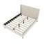 Modern Velvet Upholstered Platform Bed with Wingback Headboard and No Box Spring Needed