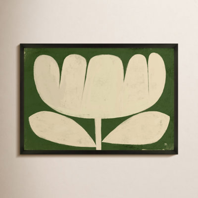 Flower on Green Painting